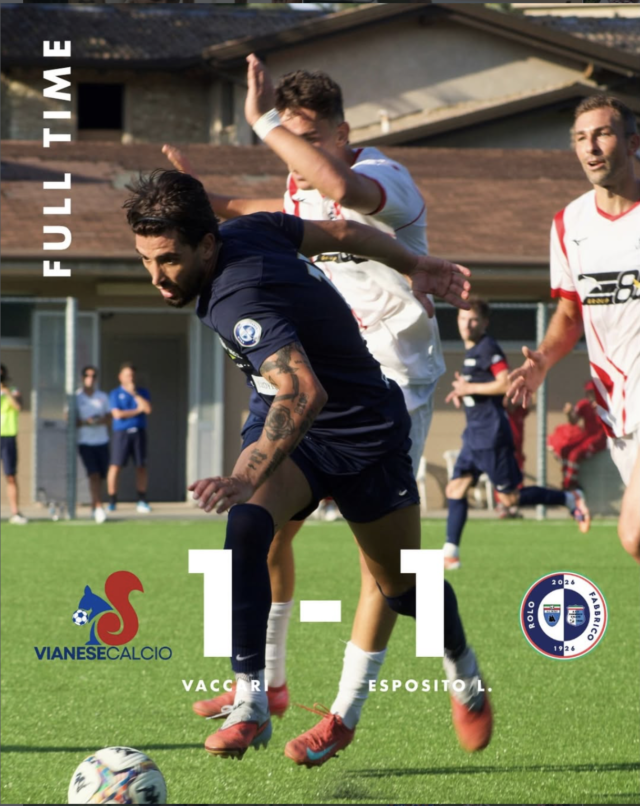 Vianese Calcio 1 – 1  ASD Rolo Fabbrico